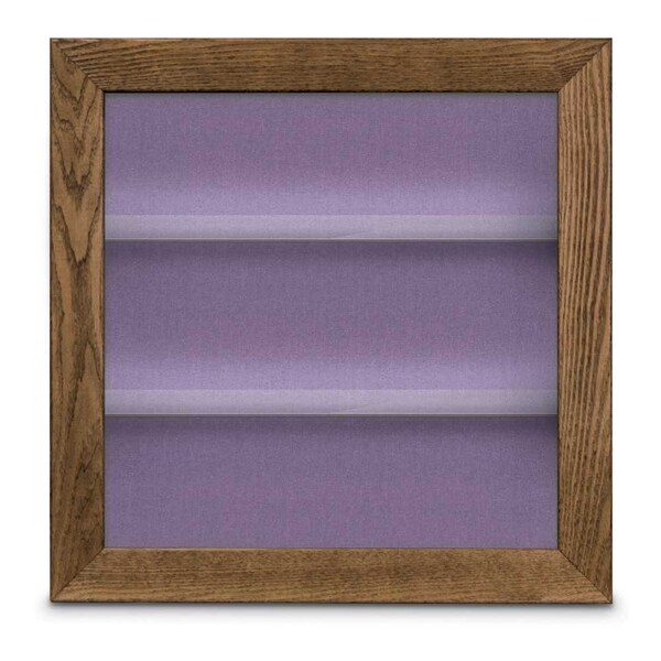 Outdoor Enclosed Combo Board, 42"x32", Black Frame/Black Porc & Rubber